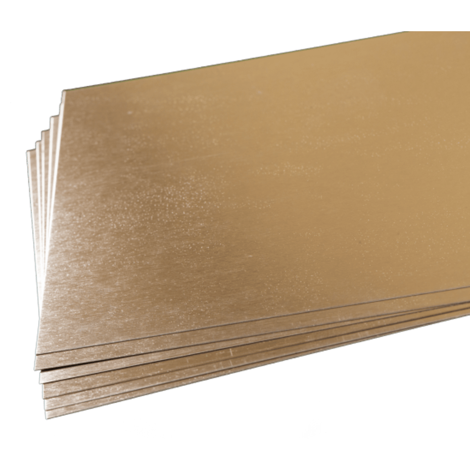 Aluminum Sheet: 0.016" Thick x 4" Wide x 10" Long (6 Pieces)