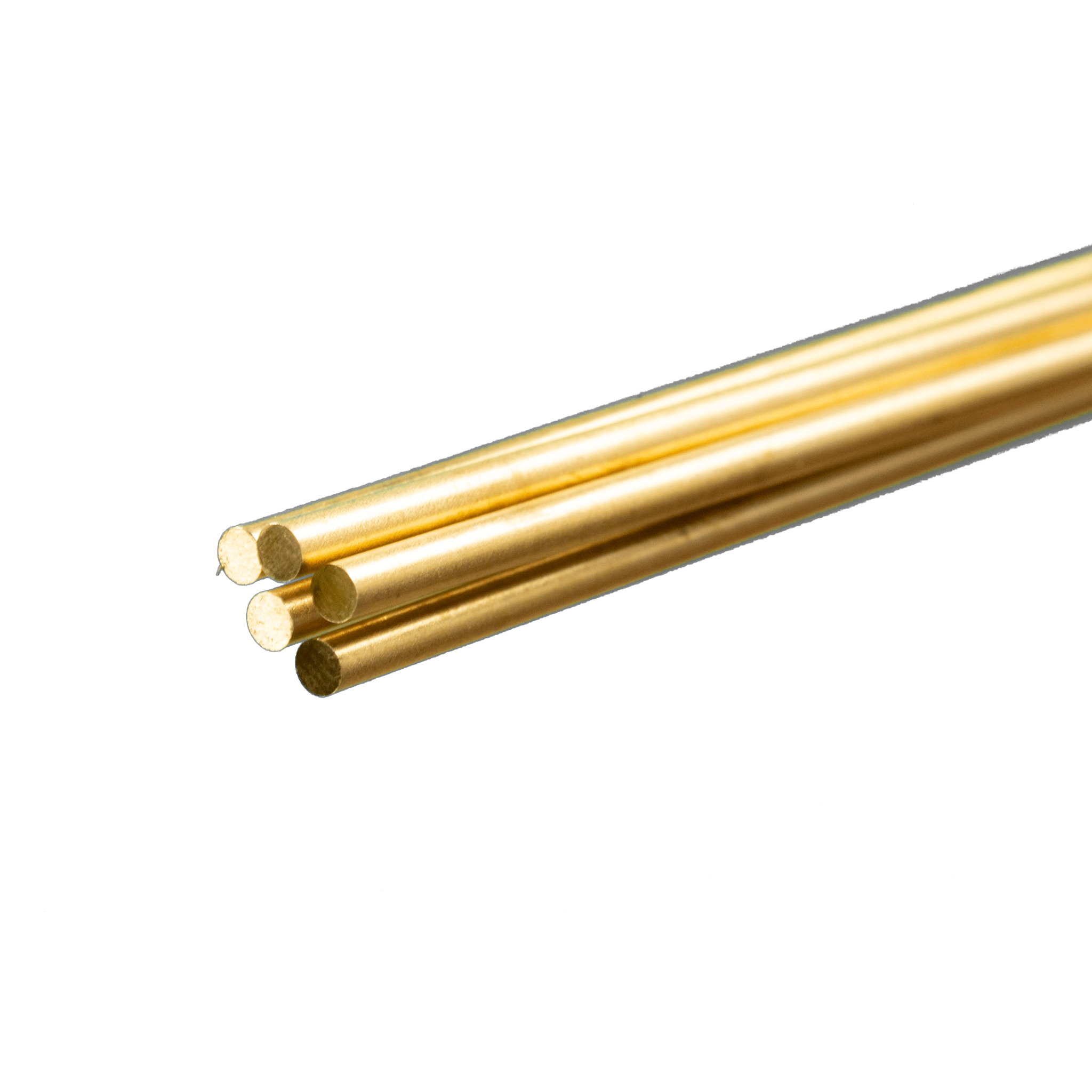 Round Brass Rod 3mm OD x 1 Meter Long (5 Pieces) ksmetals