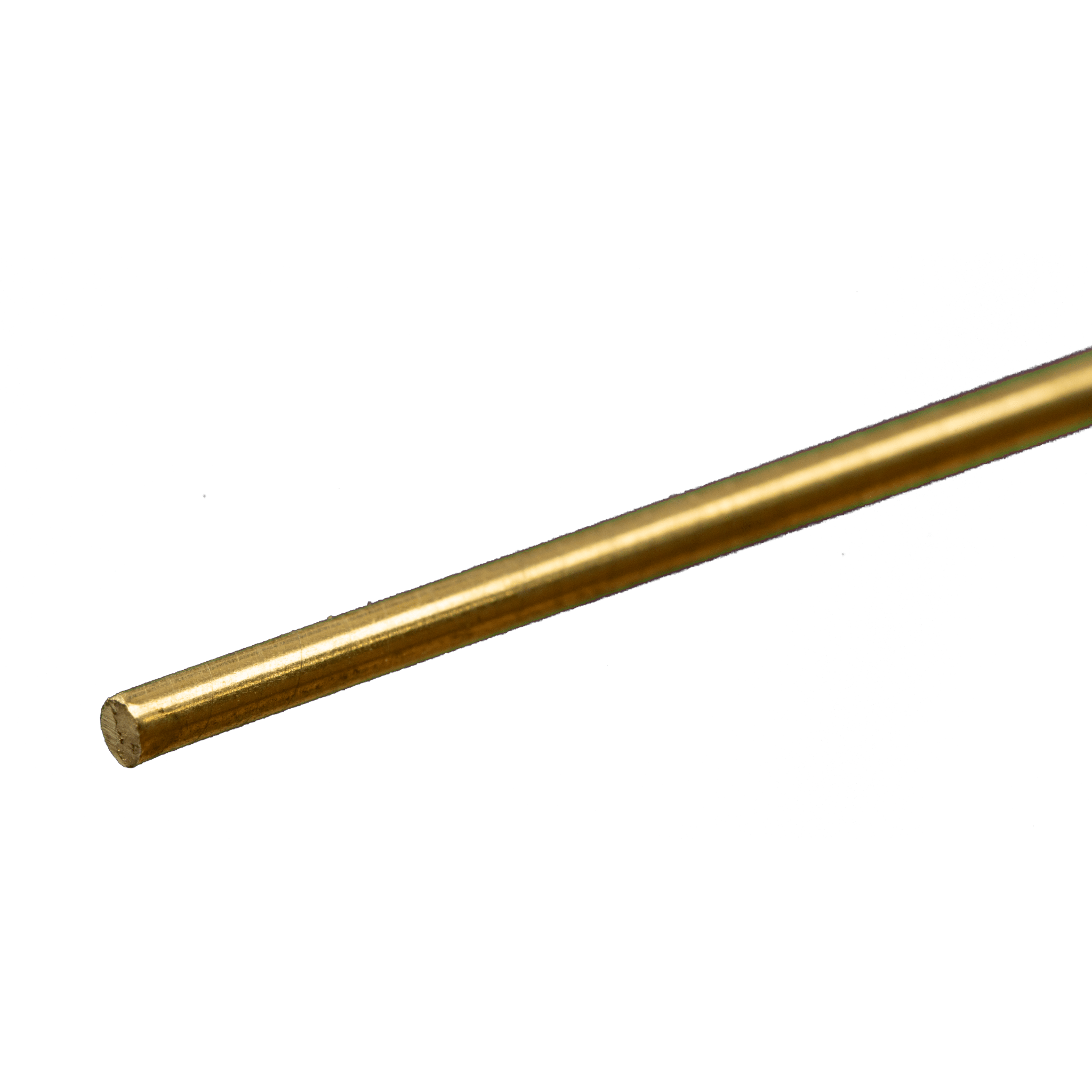 Round Brass Rod 3/32" OD x 12" Long (1 Piece) ksmetals