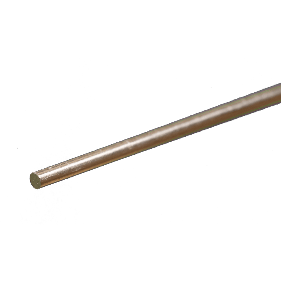 Round Aluminum Rod: 3/32" OD x 12" Long (1 Piece)