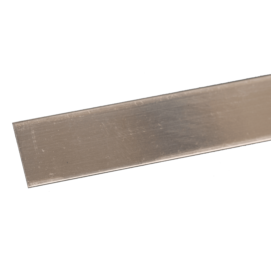 Stainless Steel Strip: 0.018" Thick x 1/2" Wide x 12" Long (1 Piece)