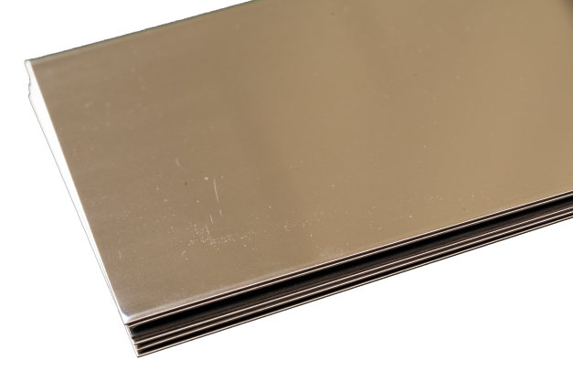 Stainless Steel Sheet: 0.023" Thick x 6" Wide x 12" Long (1 Piece)