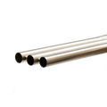 Round Brass Tube: 4mm OD x 0.225mm Wall x 1 Meter Long (4 Pieces)
