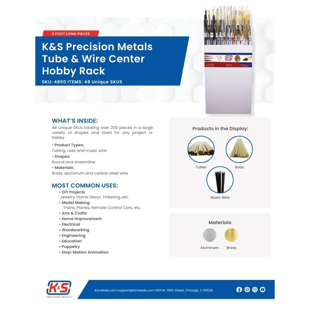 Hobby Tube & Wire Center (4800) – ksmetals