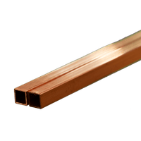 Tube Carré En Laiton K&S Metals 8153 - 3/16" OD X 0.014" Mur X 12" Long - 1 Pièce