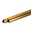 Brass Triangular Tube: 1/4