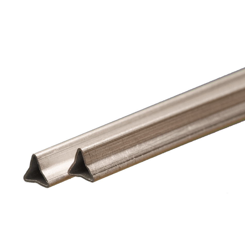 Aluminum Triangular Tube: 12" Long (2 Pieces)