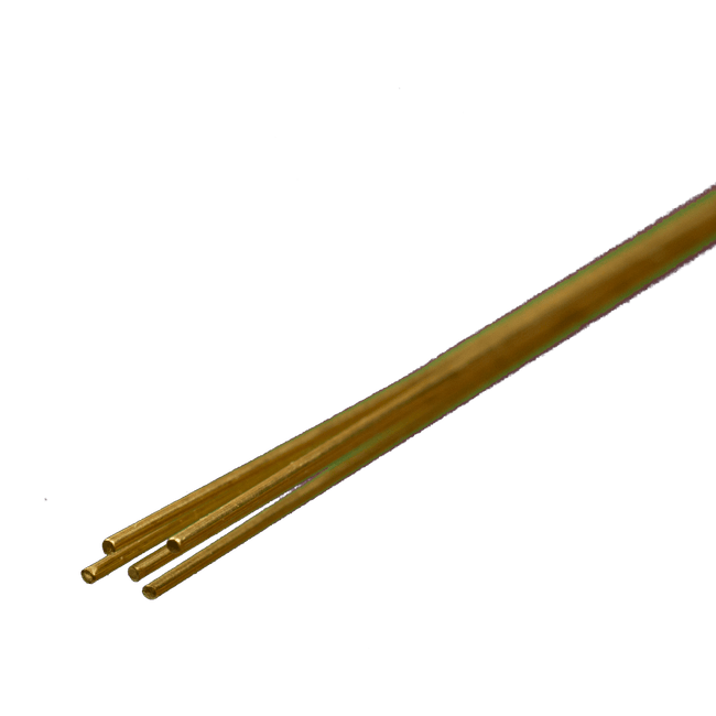 Brass, Copper, Aluminum, Stainless Rod 1/32" to 1/2" OD K&S Metals