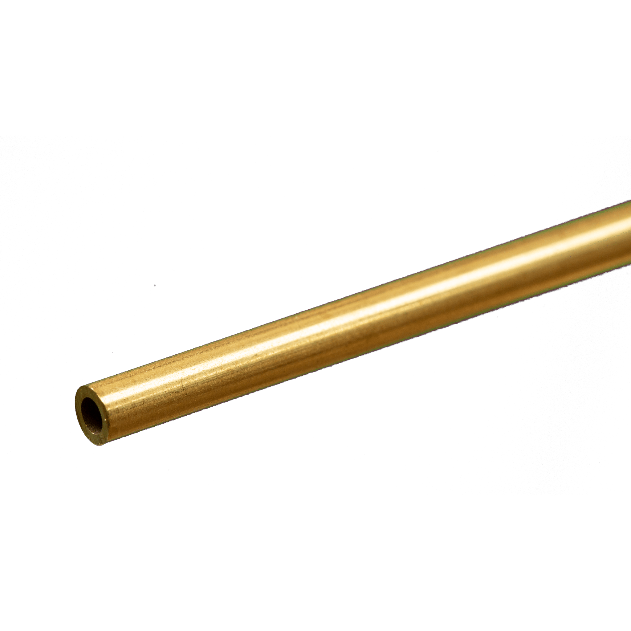 K&S 8210 Round Brass Tube - 9/32" OD X .029" Wall X 12" Long, Made In USA