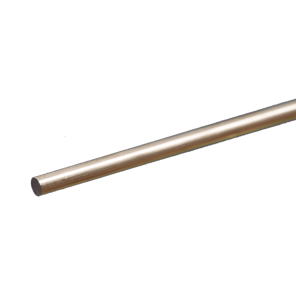 Round Aluminum Rod: 1/8" OD x 12" Long (1 Piece)
