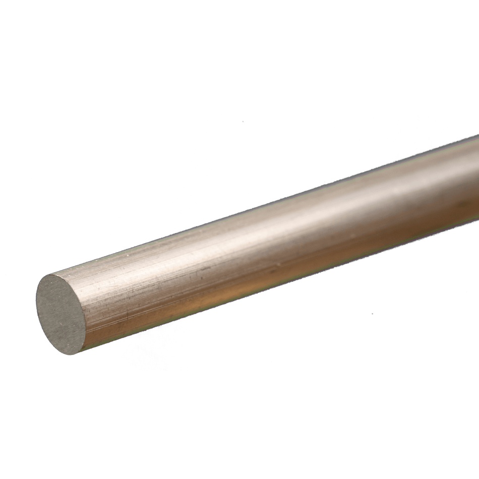 Round Aluminum Rod: 5/16" OD x 12" Long (1 Piece)