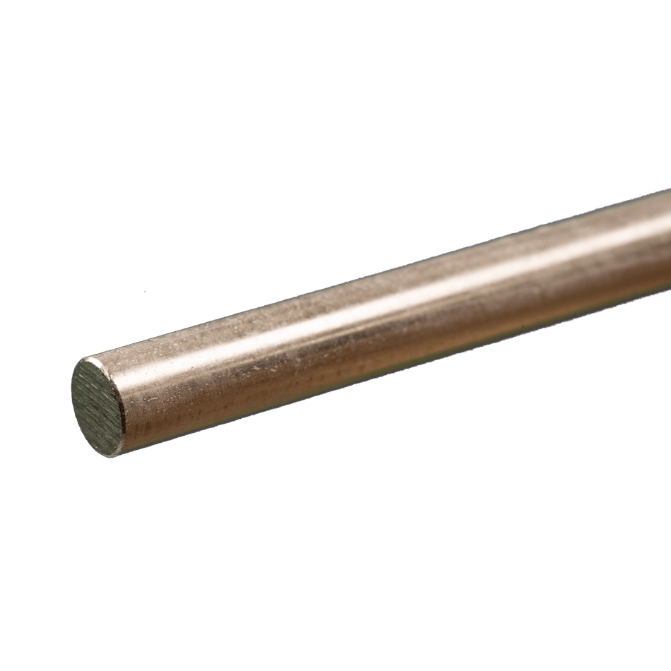 Round Stainless Steel Rod: 5/16" OD x 12" Long (1 Piece)