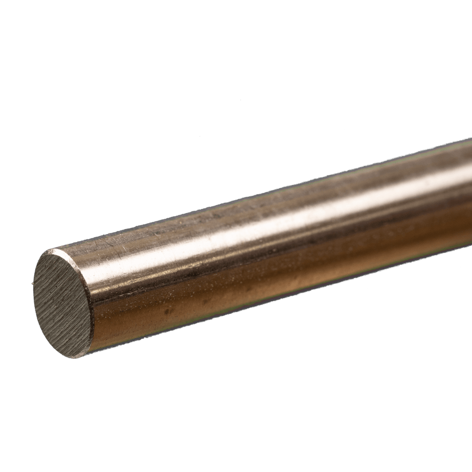 Round Stainless Steel Rod: 7/16" OD x 12" Long (1 Piece)