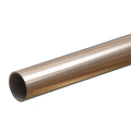Round Aluminum Tube: 10mm OD x 0.45mm Wall x 300mm Long (1 Piece)