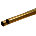 Round Brass Tube: 6mm OD 0.45mm Wall x 300mm Long (2 Pieces)
