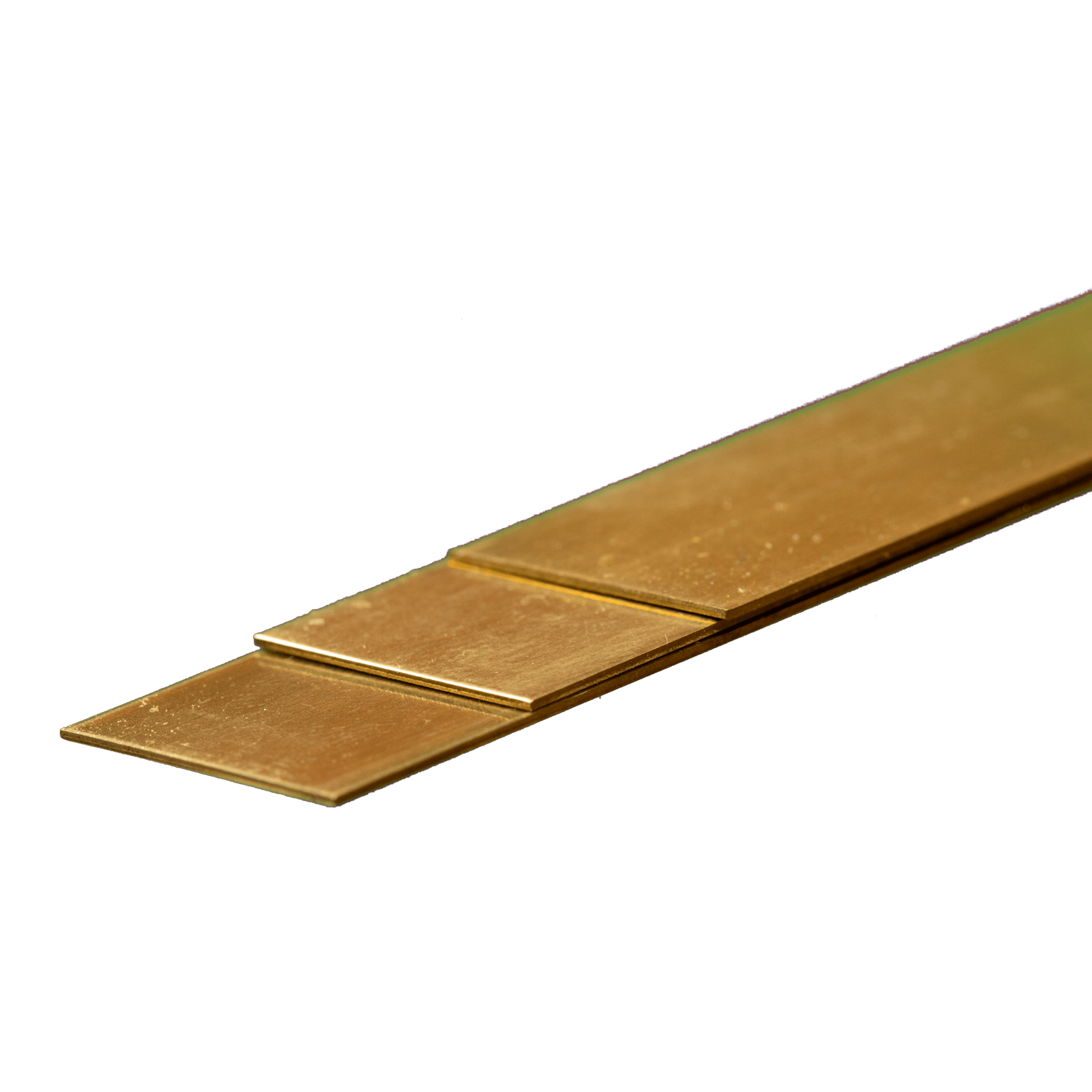 Brass Strip: 0.5mm Thick x 6mm Wide x 300mm Long (3 Pieces)