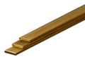 Brass Strip: 0.5mm Thick x 6mm Wide x 300mm Long (3 Pieces)