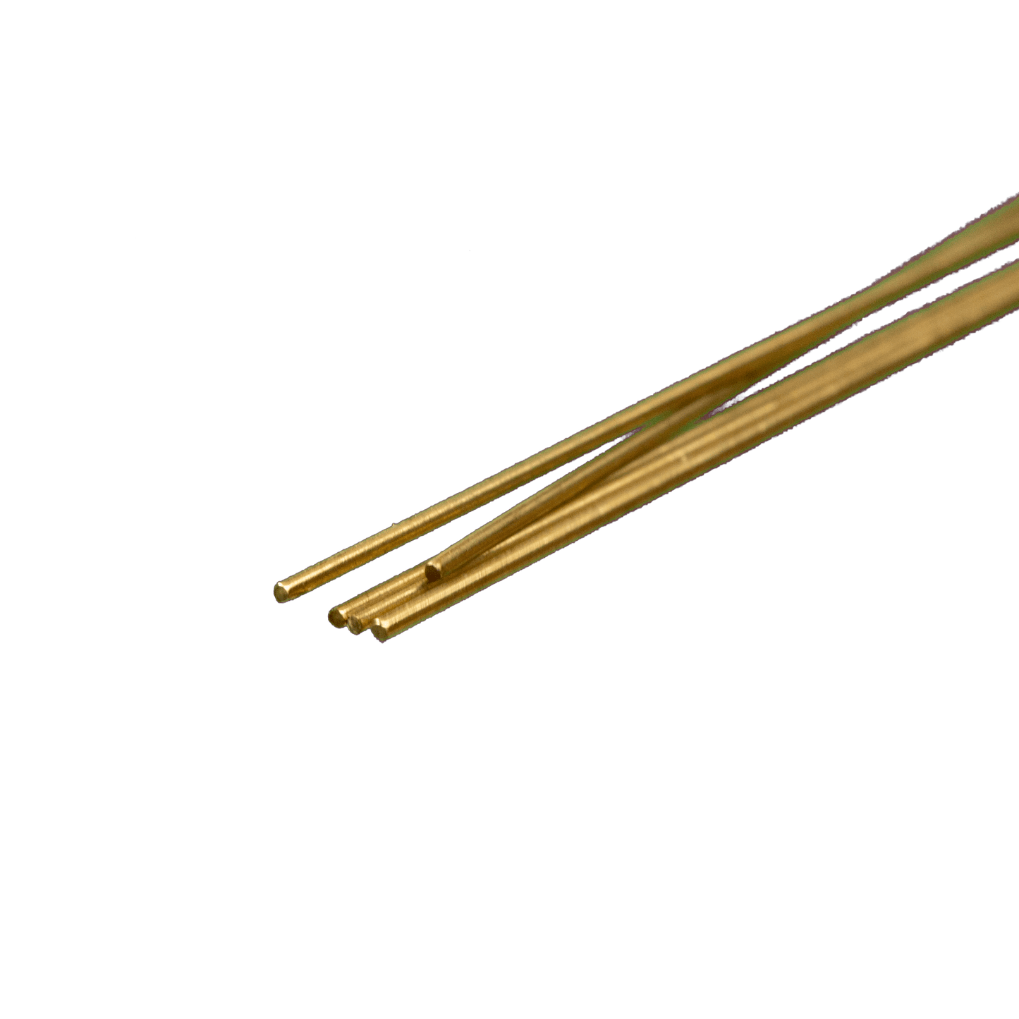 Round Brass Rod 0.5mm OD x 300mm Long (5 Pieces) ksmetals