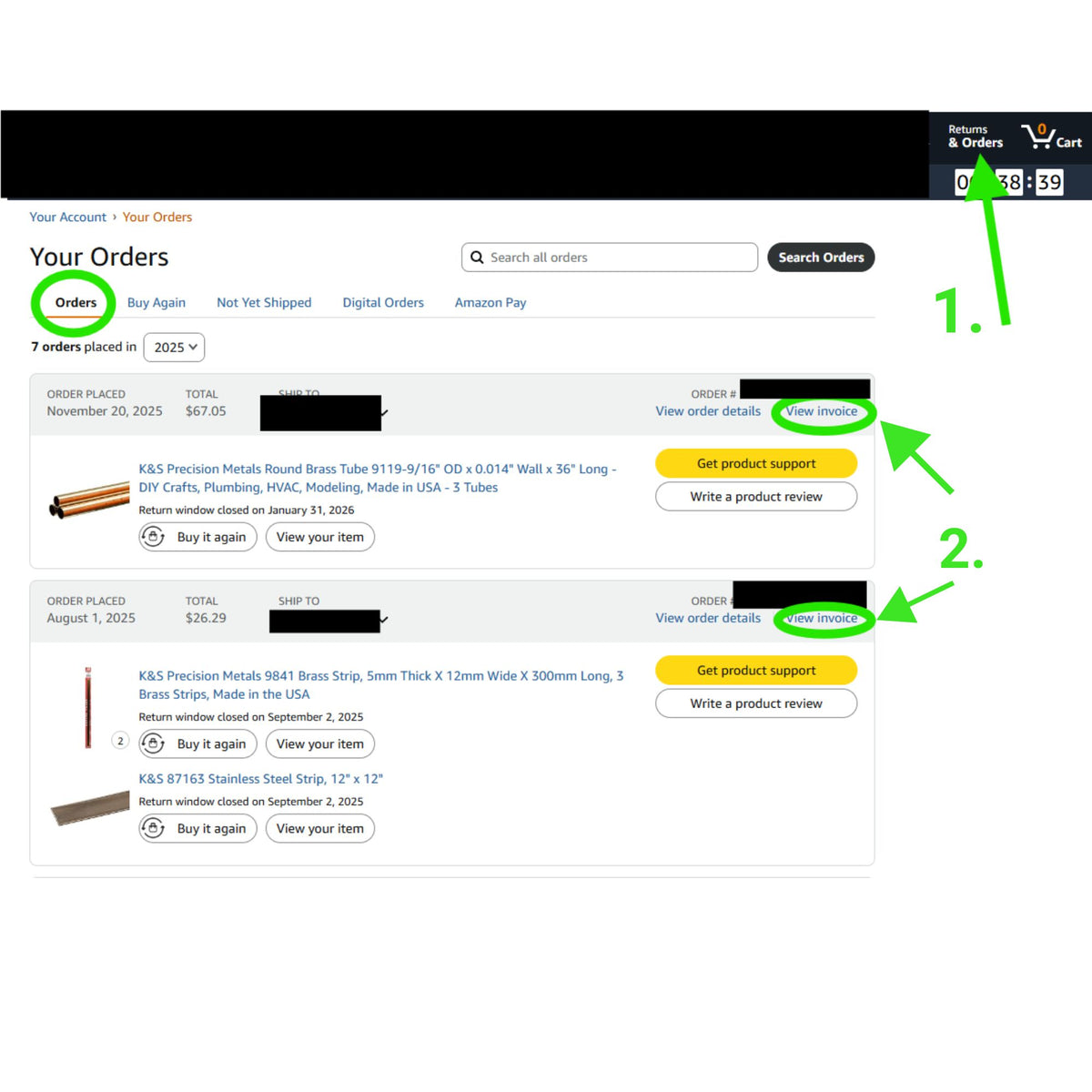 Amazon Orders – ksmetals